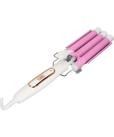 3 Barrel Curling Iron | Adjustable Fast Heating & Frizz Control | Portable Ceramic Coating - US Plug - Buy Online on GoSupps.com