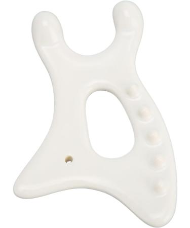 Ergonomic Ceramic Gua Sha Massager with Rounded Edges | International Shipping | Best Body Massage Tool - Buy Online on GoSupps.com