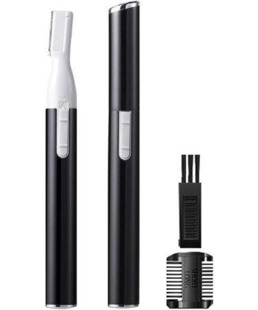 Electric Eyebrow Trimmer for Women - Portable Hair Scissors & Body Shaver Razor in Black - Buy Online on GoSupps.com