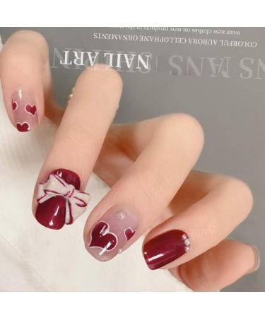DIY Manicure Constellation Red Black White Letter Number Love Heart 3D Nail Stickers Self-Adhesive Decals(set 01) - Buy Online on GoSupps.com