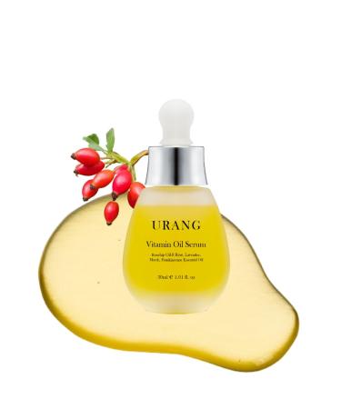 Vitamin Oil Serum | Cosmos Organic Certified | Contains Rosehip Oil & Rose Lavender Essential Oil | Replenish Vibrancy & Elasticity | Natural Skin Care | 1.01 Fl oz