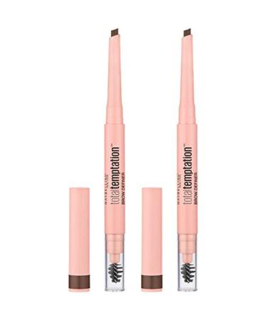Maybelline Total Temptation Eyebrow Definer Pencil - Medium Brown - 2 Count
