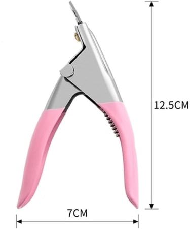 UNbit Nail Clipper Professional Nail Art Clipper Special Type U Word False Tips Edge Cutters Manicure Colorful Stainless Steel Nail Art Tools - Buy Online on GoSupps.com