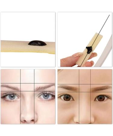 kawehiop Eyebrow Ruler Tool Cosmetic Fittings Positioning Tools Ladies Eye Brow Drawing Stencil Measurement Makeup Fitting - Buy Online on GoSupps.com
