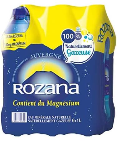 ROZANA - Natural Water Naturally Sparkling 6X1L - The Unit - Special Offer - Buy Online on GoSupps.com