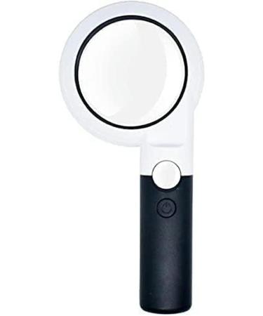 Portable Magnifier Handheld 11 LED Lights 5 Times 20 Times Double high-Level Magnifier Newspaper Full of Stars