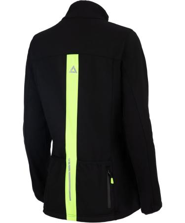 Airtracks Women's Thermal Winter Bike Jersey Set | Warm Windproof Cycling Jacket & Long Thermal Pants | Breathable with Reflectors | Size M Black - Buy Online on GoSupps.com