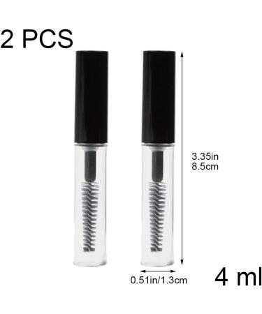 2pcs Vide Mascara Tube avec Cils DIY Mascara Container Cils Croissance S rum Container Mini Bouteille Mascara avec Applicateur pour La Maison Voyage (4) - Buy Online on GoSupps.com