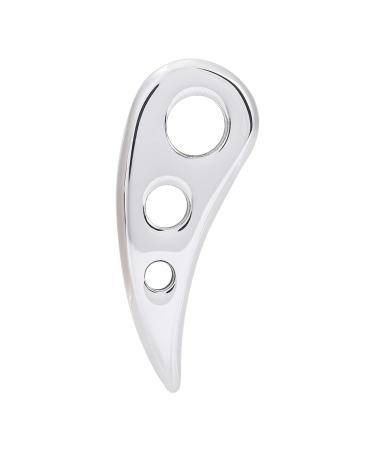 Verdant Touch Guasha Plate Stainless Steel Scraping Massage Plate Pain Relief Guasha Tool Scraping Board for Massage Therapy 15cm Long