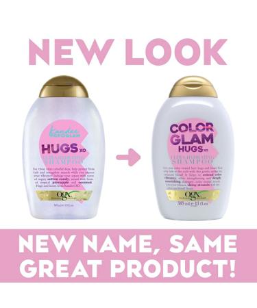OGX ColorGlam Ultra Hydrating Shampoo for Color-Treated Hair | Sulfate-Free, 13 Fl Oz - Buy Online on GoSupps.com