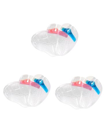 FOMIYES 9 Pairs Silicone Ear Display Silicone of Foot Pads Thong Sandal Toe Protectors High Heels Foot Cushions Front Insoles Toe Shoe Insoles Foot Stickers Grinding Feet
