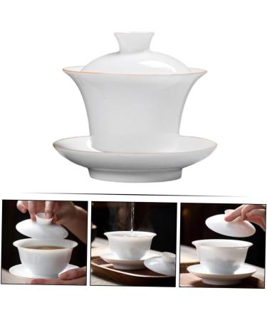 Alipis 1 Set Household Ceramics Coffee Drinking Tea Kung Saucer Office Retro Chinese Kitchen Style Home - Buy Online on GoSupps.com