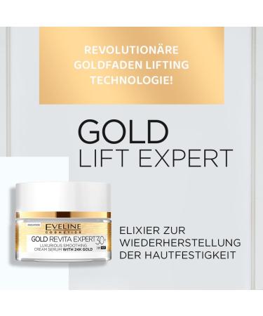 Eveline Cosmetics Gold Revita Expert 30+ Wrinkle Reduction All Skin Types 50ml - Buy Online on GoSupps.com