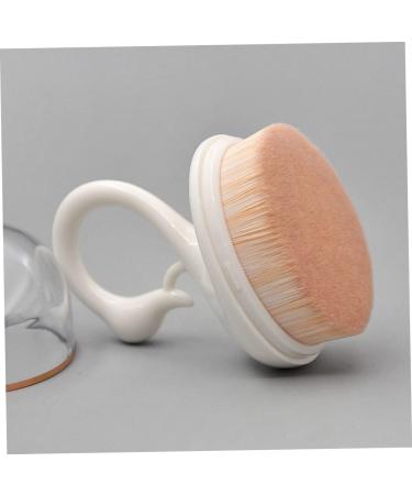 minkissy 1pc Makeup Brush Facial Tool Liquid Foundation Brush Foundation Blending Brush Makeup Gadgets Stippling Brush Small Foundation Brush Cosmetic Artificial Fiber White Miss Make up - Buy Online on GoSupps.com