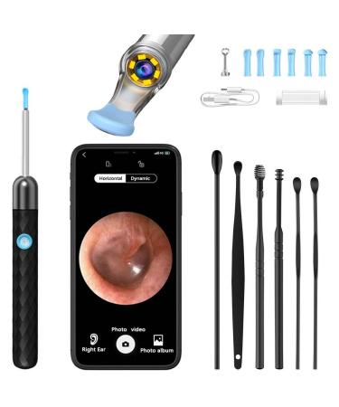 AROSKY Ear Wax Removal 1920P Clearest Ear Camera with Light Visible Ear Cleaner Ear Wax Removal Kit Ear Wax Cleaner Remover Ear Wax Cleaning Kit Earwax Removal Kit Tool with Soft Silicone Tips