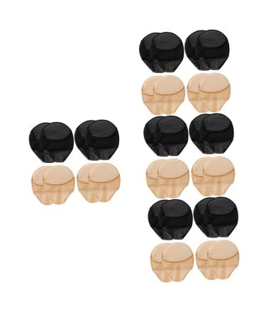 minkissy 16 Pairs Half Socks Ballet Socks Heel Caps for High Heels Metatarsal Cushions Ball Washable Metatarsal Pads Foot Protectors for Feet Non Socks Silicone Padded Breathable Women's