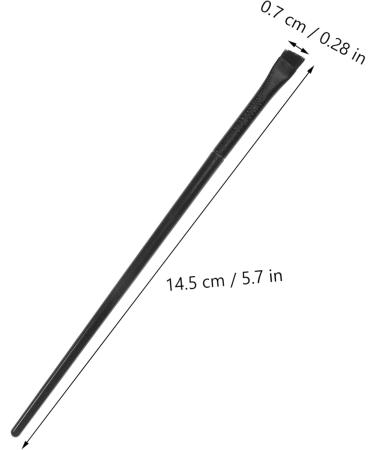 Baluue 24 Pcs Eyeliner Brush Eye Shadow Brush Eye Pencil Brush Eye Makeup Tool Makeup Eyeshadow Black - Buy Online on GoSupps.com