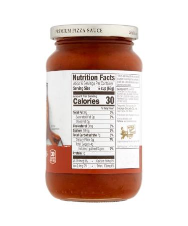 DeLallo Classic Pizzeria-Style Pizza Sauce 14oz Jar - 12-Pack | Authentic Italian Flavor - Buy Online on GoSupps.com