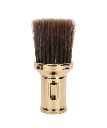 Multi-use Multifunctional Brush for Broken Hair Neck Brush Beard Shaving Brush for Hairdressing Salon(Gold)