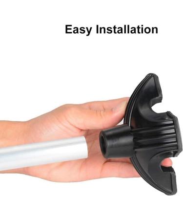 LAMELLIS Non-Slip Four-Base Cane Tip Self-Standing Four-Base for Cane Four-Legged Cane Foot Cover 4 PCS - Buy Online on GoSupps.com