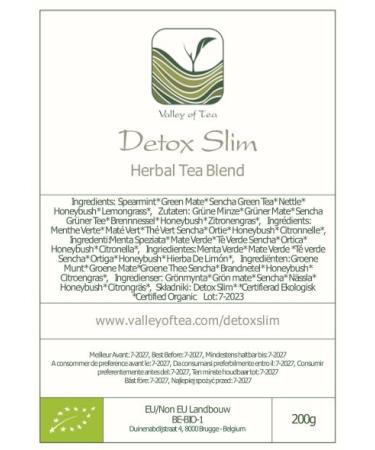 Organic Detox Herbs Tea 200g - Slimming Green Tea for Detoxification & Fasting - Tummytox Detox Tea - Buy Online on GoSupps.com
