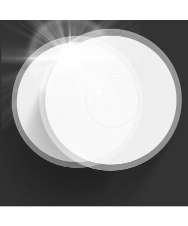 White daily lenses without strength.Fun 1 -day contact lenses 'Blind White' easy to use - top quality for cosplays carnival carnival and Halloween