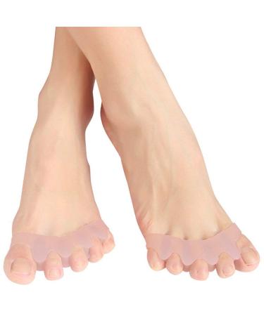LME -CORRECTOR HALLUX VALGUS TOE SPRIZER Transparent 2x - ideal for summer - super soft thanks to soft gel silicone - satisfaction guarantee - BPA free - universal size Skintone