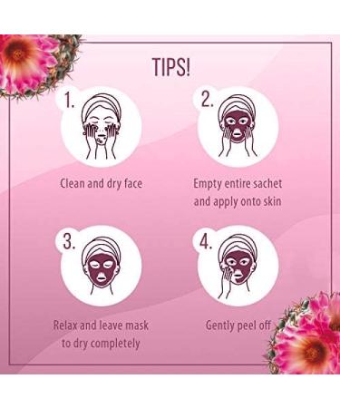 7th Heaven Pink Cactus Clay Peel Off Sachet 10ml - Buy Online on GoSupps.com