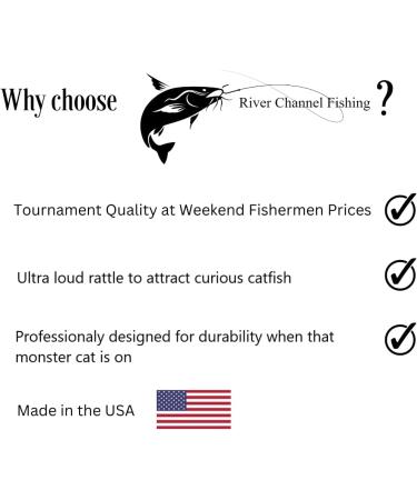 3-Pack 4 Inch River Channel Fishing Line Float for Santee Rig Catfishing - Demon Dragon Style Peg Float - Buy Online on GoSupps.com