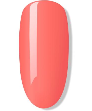 BLUESKY Gel Nail Polish 10 ml Summer Coral - BSH019 Peach Coral Gel Nail Polish for 21 Day Manicure Professional Salon and Home Use Requires Curing Under LED UV Nail Lamp Coral 10 ml (Pack of 1) - Buy Online on GoSupps.com
