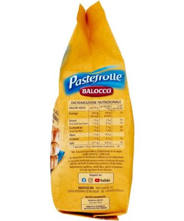  Balocco Balocco Pastefrolle Biscotti with Italian Milk and Fresh Eggs 100% Italian Milk and Fresh Eggs 700 g Set of 3 - Buy Online on GoSupps.com