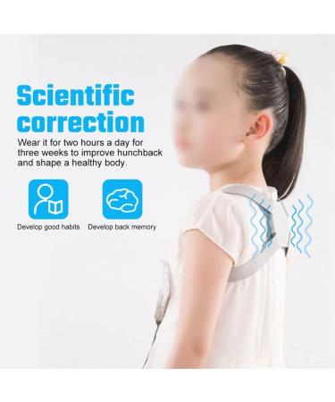 DFHBFG Intelligent Posture Corrector | Smart Adjustable Back Support & Shoulder Trainer - Gray - Buy Online on GoSupps.com