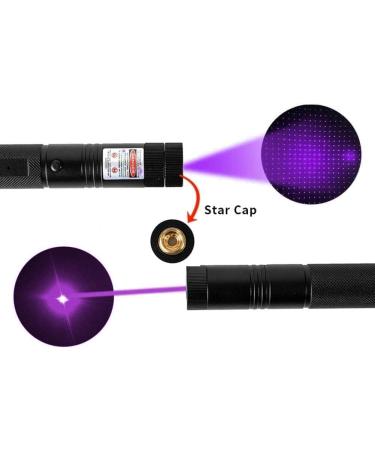 YEHUOT Long Range Tactical Blue Purple Laser Beam Flashligh with USB Charging,Adjustable Focus Light Pointer for Night Astronomy Outdoor Camping and Hiking - Buy Online on GoSupps.com