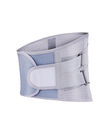 Thredn elastic back ribbon lumbar spine sciatica relief sports fitness for women and men (color: b size: xxl) XXL B