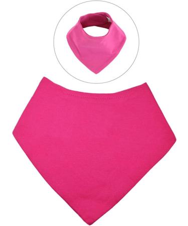 Royal Icon Baby Bandana Bibs - Stylish & Functional Dribble Bibs 0-6 months - Soft & Absorbent Bibs for Newborn Boys and Girls - Set of 3/6/12 in Fuchsia - Buy Online on GoSupps.com