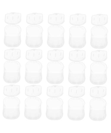 HONMEET 20 Boxes Portable Travel Soap Soapdish Hand Washing Soap Slices Travel Supplies Hand Wash Soap Slices Small Soap Slice Travel Soap Slices Soap Flakes White