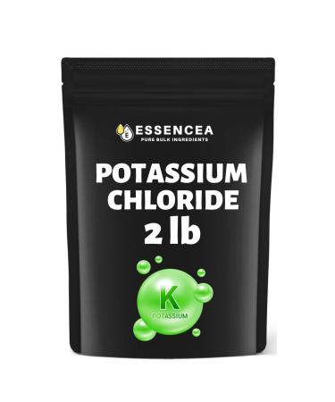 Potassium Chloride 2lb by Essencea Pure Bulk Ingredients | Used as Potassium Supplement | Pure Potassium Chloride Powder (32 Ounces)