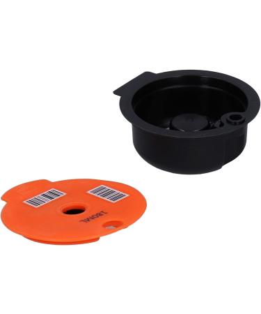  TOPINCN TOPINCN Reusable Coffee Capsules Refillable Pod Kit with Brush and Spoon Ground Coffee Filter Cup Home Cartridge Accessories for Kitchen Station (Orange 180ML) - Buy Online on GoSupps.com