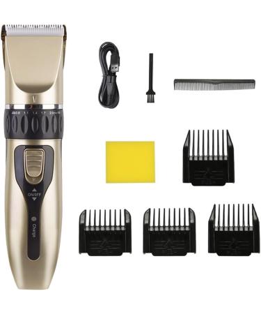 Pro Hair Clipper Hair Clipper USB Rechargeable Hair Trimmer Shaver Adjustable Cordless Haircutting Tool Barber Tool 1set