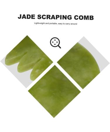 Shop Sewoart 2-Piece Jade Massage Comb Set - Body & Scalp Massager for Ultimate Skin Care & Relaxation - Buy Online on GoSupps.com
