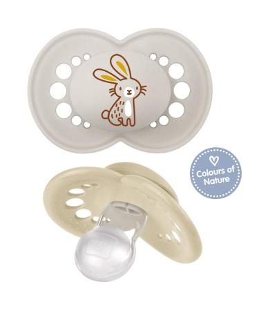 MAM Original Silicone Pacifier Set of 4 - Wood Friends (6-16 Months) with Sterilization Transport Boxes - International Shipping Available - Buy Online on GoSupps.com