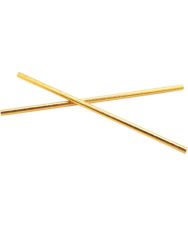 Pzhoais Gold Foil Paper Straws Biodegradable Disposable Party Drinking Straws Pack of 100 Holiday Celebrations - Buy Online on GoSupps.com
