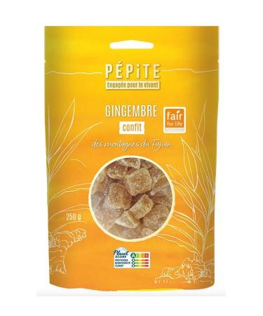 Ginger candied from the Fugian Mountains - Organic - 250g