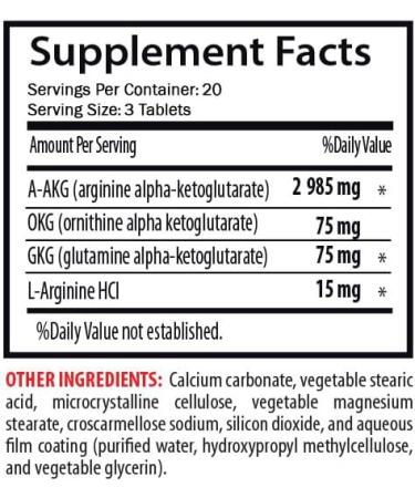 L-Arginine - Nitric Oxide Booster - Nitric Oxide Workout Recovery Strength Booster Stamina Increase Energy Booster Endurance Support Fitness Formula Activity Mix 1 Bottle 60 Tablets - Buy Online on GoSupps.com