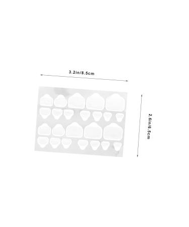 minkissy 20 Sheets False Nail Stickers With Glue Stickers For False Nails Waterproof Labels Pressure Glue Gel For False Nails Short Gummed Paper - Buy Online on GoSupps.com