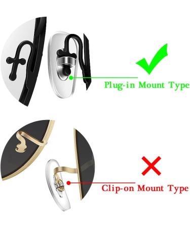 HEYDEFO Replacement Push-in Nose Pads for Ray-Ban RB6335 Glasses Repair Kits Bonus Lens Cloth (Silver) - Buy Online on GoSupps.com