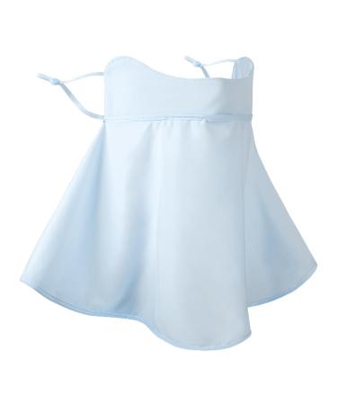 Luckxing facial cover for sun protection Sun Face Shield UV protection-breathable cooling facial cover face-sun protection cover sun protection neck cloth facial protection scarf with blue