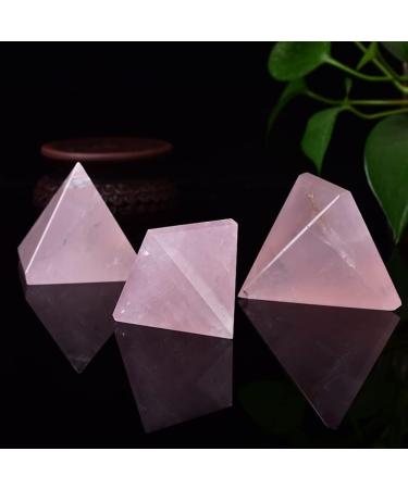 Natural Crystal Rough Natural Crystals Rose Quartz Pyramid Crystal Stone Wands - Buy Online on GoSupps.com