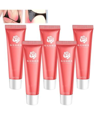 1/2/3/5 Pcs Sexy Women Vaginal Lips Private Part Pink Underarm Intimate Whitening Dark Nipple Anal Bleaching Cream Skin Care Body Cream (5pcs)