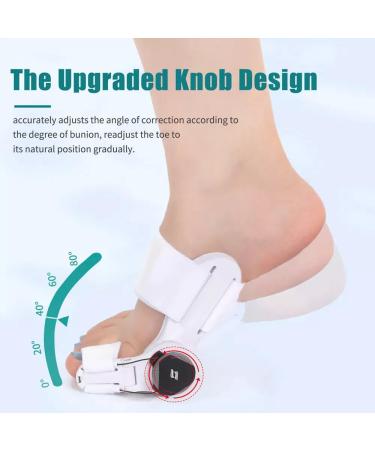 Toe Corrector & Orthopedic Bunion Straightener | Adjustable Toe Separator for Pain Relief | Ideal for Men & Women - Buy Online on GoSupps.com